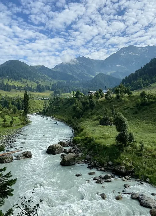 Pahalgam valley view, Jammu and Kashmir